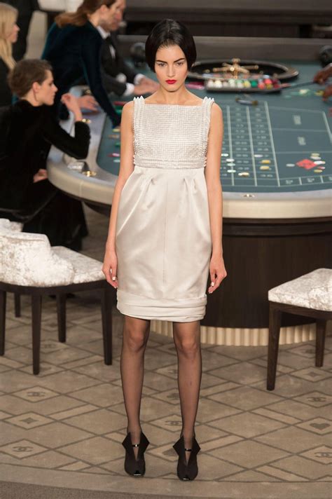 chanel haute couture 2015 casino|Karl Lagerfeld Brought Chanel Couture to the Casino for Fall 2015.